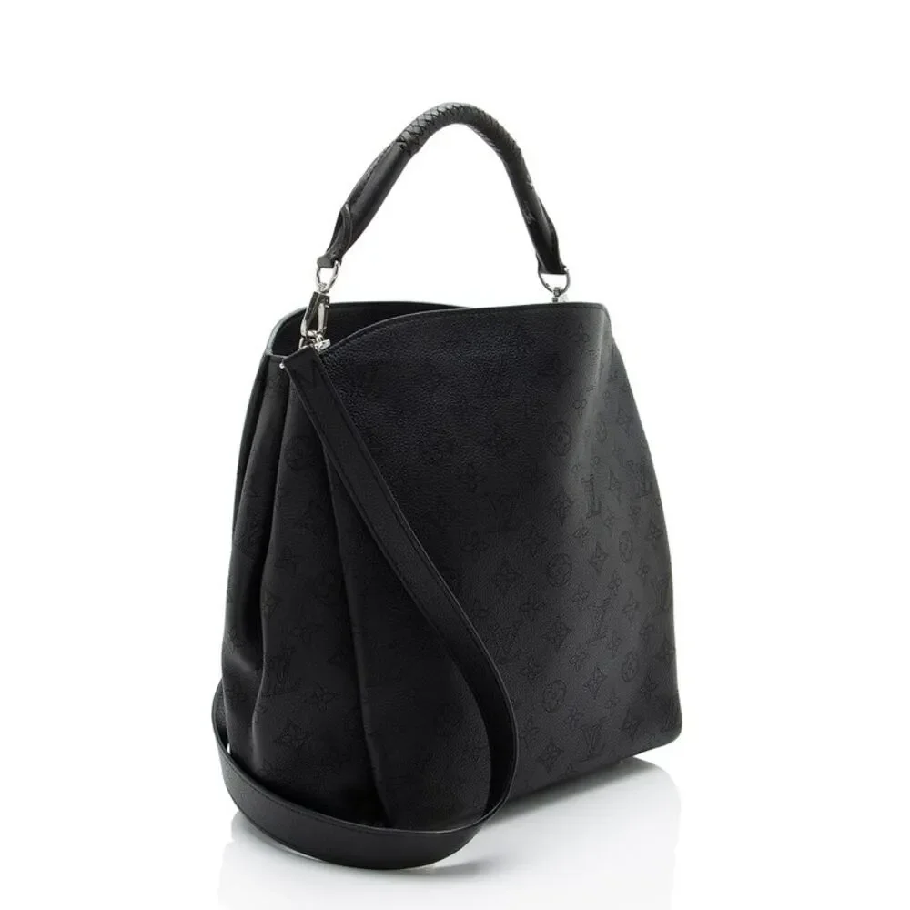 Louis Vuitton Mahina Leather Babylone PM Satchel